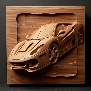 3D модель Ferrari F430 (STL)